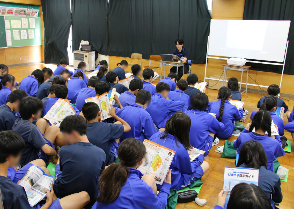 万騎が原中学校はまっ子防災教室