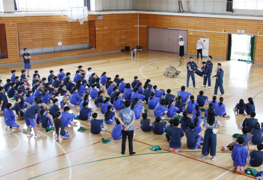 万騎が原中学校はまっ子防災教室